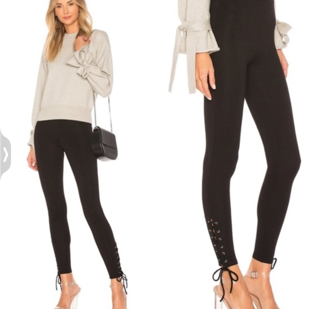 Lovers + Friends Waltz Black Leggings Revolve Sz S